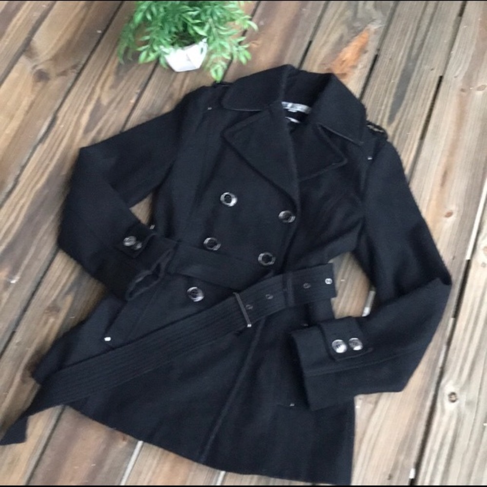 Kenneth Cole wool double breasted pea coat